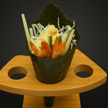 鮮蝦手卷