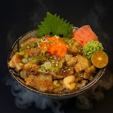 比目魚側緣丼