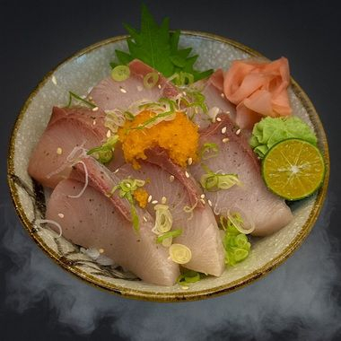 青甘丼