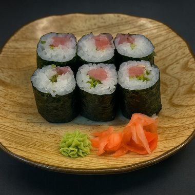 鮪魚細捲(六枚)(生食)